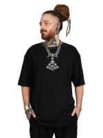 THE OBSERVER MEN'S OVERSIZE T BLACK - Image 2