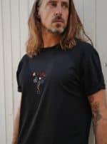 VASE FLOW BLACK OVERSIZE T-SHIRT - Image 3