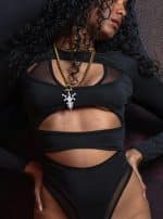 Bodysuit Black HASHASSINS - Image 2