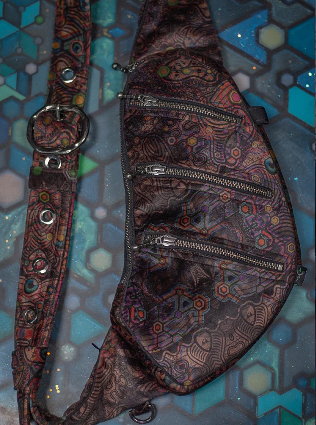 BAG1233.jpg Botta Bag VELVET FAWN PSYCHEDELIKA GALACTIKA - Image 1