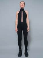 Turtleneck jumpsuit BLACK