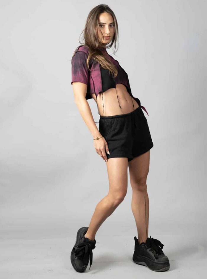 SONIC BORDEAUX-BLACK STITCH - Image 3