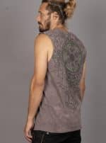 SHII MEN TANK TOP BROWN - Image 6