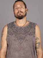 SHII MEN TANK TOP BROWN - Image 7