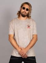 COSMIC COWBOY MEN T-SHIRT GREY TEXTURE - Image 6