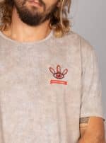 COSMIC COWBOY MEN T-SHIRT GREY TEXTURE - Image 7
