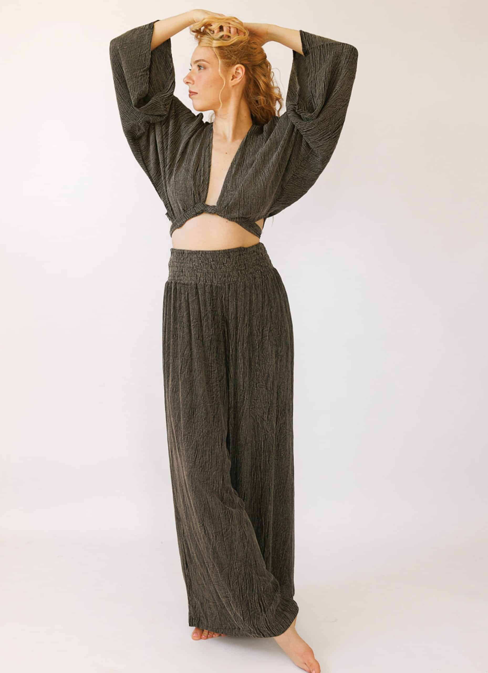 D7A1D79820D79ED795D7A8-BLACK_0005_0A5A6775201-1.jpg MOR WOMEN'S SET-BLACK - Image 1