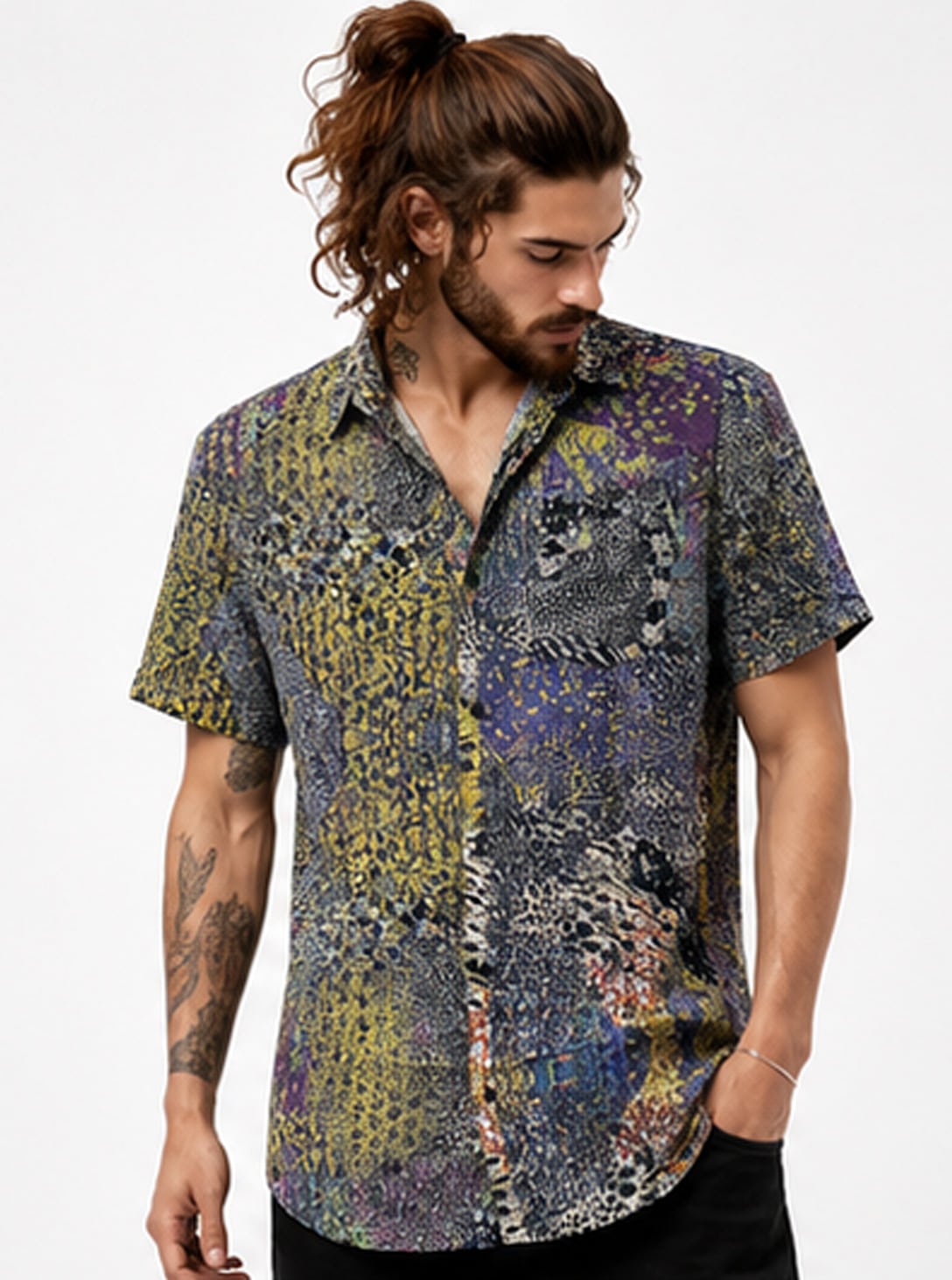 ELES-1 ELES MEN'S BUTTON SHIRT - Image 1