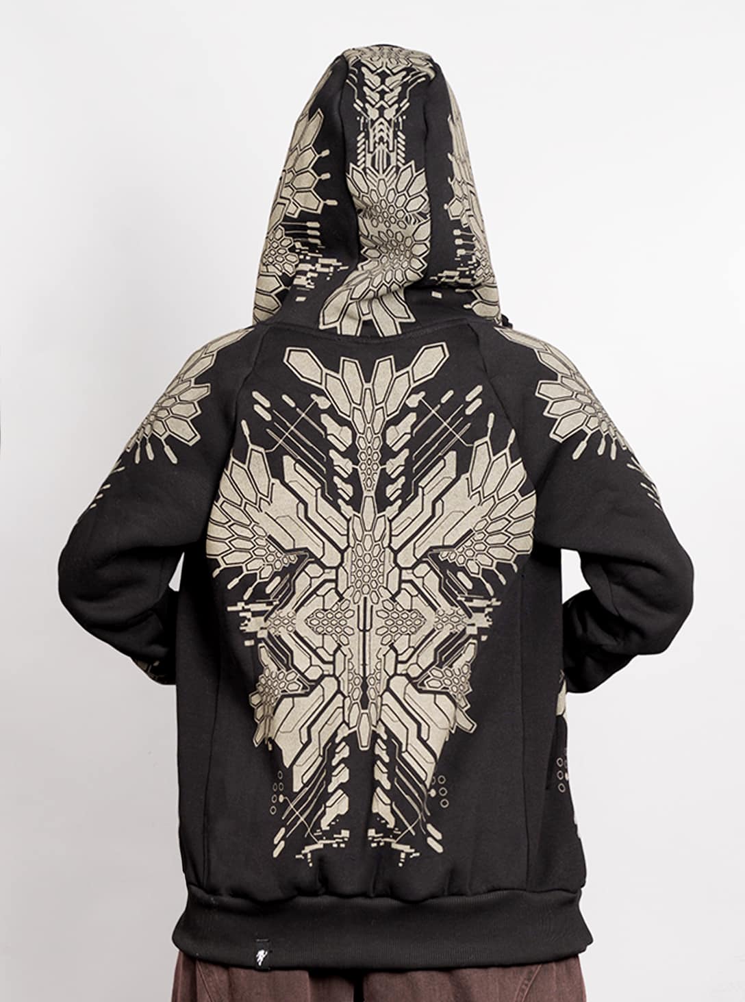 Fushicho20black20wo_0017_Group20110-1.jpg FUSHICHO WOMEN'S HOOD Black - Image 1