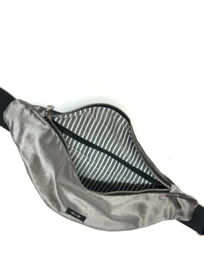 Oversize pouch ALICE GREY VELVET - Image 2