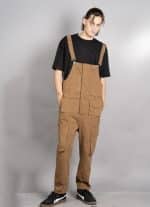 HOKUTO MEN'S JUMPSUIT BROWN