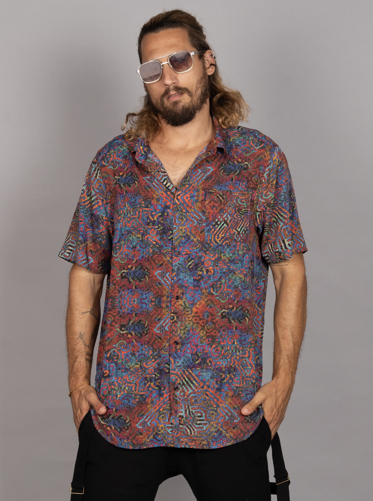 KANIBO-1 KANIBO MEN'S BUTTON SHIRT - Image 1