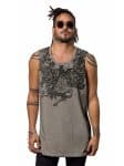 Key Dragon MEN'S Tank Top WASH Grey