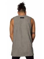Key Dragon MEN'S Tank Top WASH Grey - Image 2