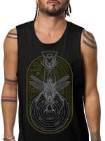KHAFTA MEN'S TANK TOP BLACK - Image 2