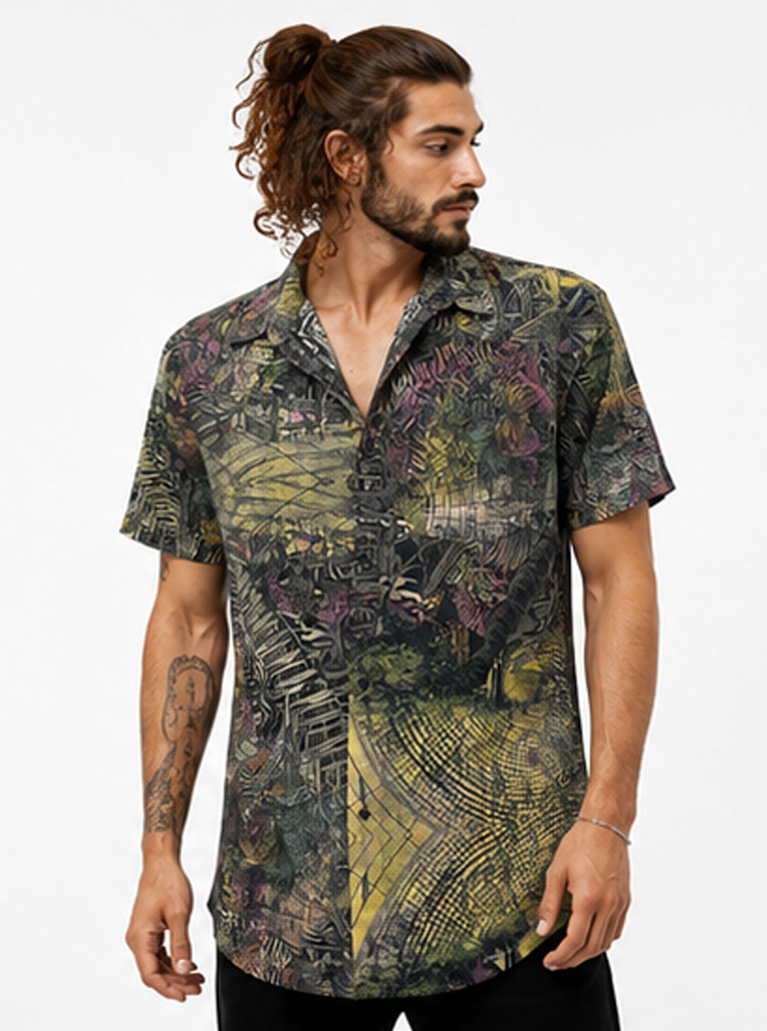 LOST-PARADISE-1 LOST PARADISE MEN'S BUTTON SHIRT - Image 1