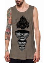 Master Mind men's tank top moka - Image 3