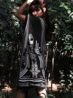 NABU KAFTAN BLACK&WHITE - Image 2