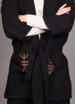 NUNU MIDI KIMONO BLACK - Image 5