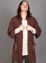 NUNU MIDI KIMONO BROWN - Image 6