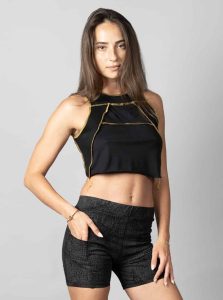PULSAR BLACK & YELLOW STITCH