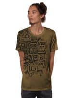 REAL DINOSAURS FO TO SCHOOL-MEN'S T-SHIRT T.D STONE