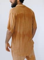 BUTTON SHIRT-RUST TIE DYE - Image 2