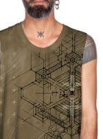 RYOMA MEN'S TANK TOP-OLIVE T.D - Image 4