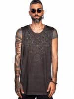 SHII MEN TANK TOP BROWN - Image 5