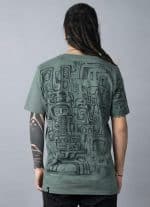 THE WALL MEN'S T- SHIRT OLIVE - Image 3