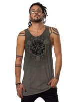 CUBE MEN'S TANK - MOKA