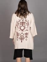 NUNU MIDI KIMONO OFFWHITE - Image 4
