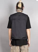 POCKET AGGRRESSION-MEN'S VEST BLACK - Image 2