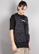 POCKET AGGRRESSION-MEN'S VEST BLACK - Image 5