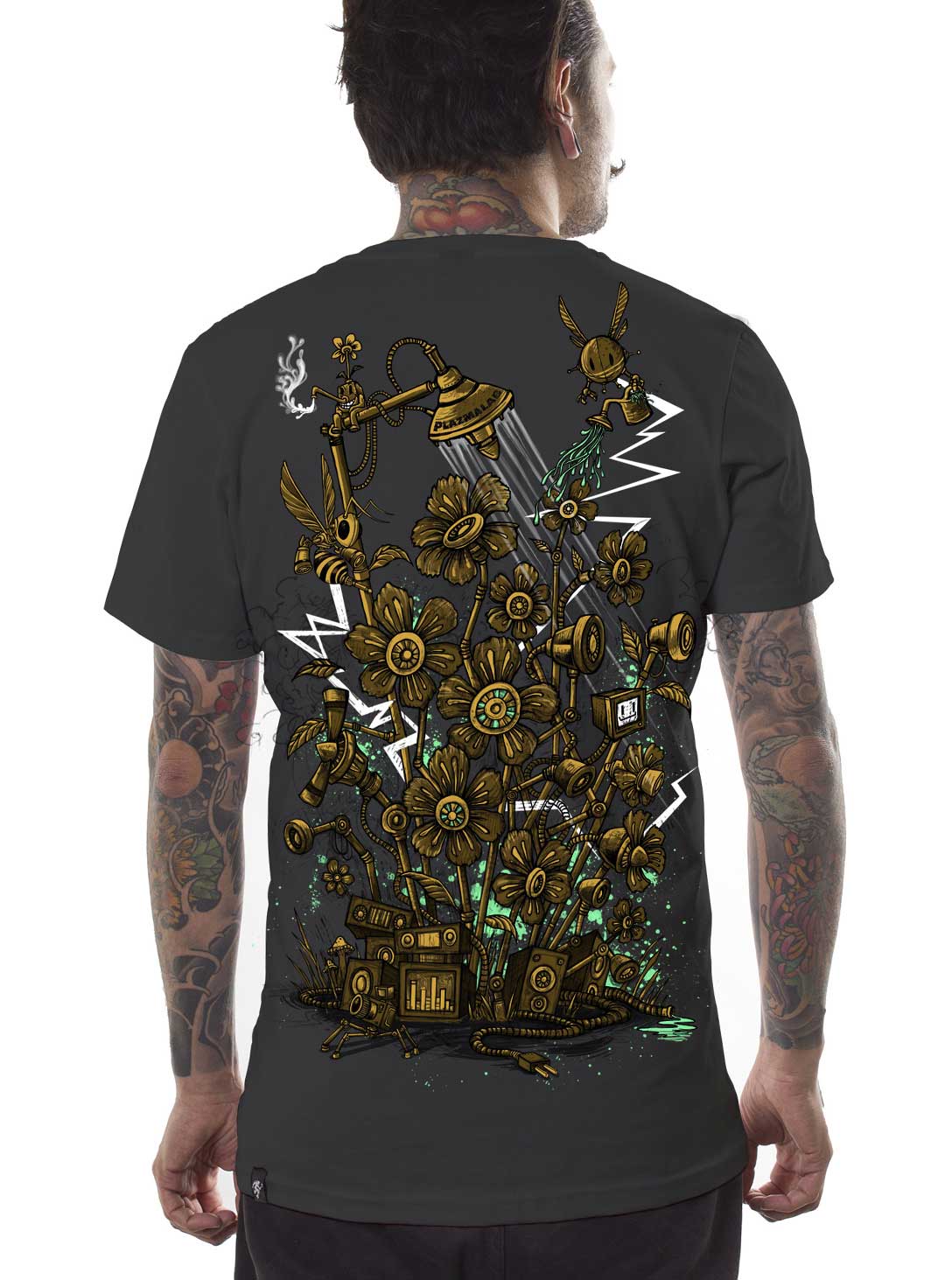 soundgarden-dgray-01small Soundgarden MEN'S T-SHIRT DARK GREY - Image 1