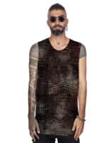 CRORO MEN'S TANK TOP-MULTI COLOR - Image 4