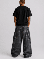 ELECTRICDUST BAGGY PANTS-GREY - Image 4