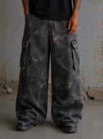 ELECTRICDUST BAGGY PANTS-GREY