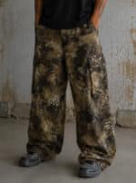 ELECTRICDUST BAGGY PANTS-STONE