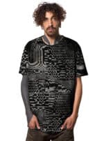 MEN T-SHIRT GLITCH GRID - Image 4