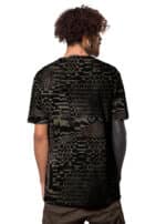 GLITCH GRID DARK-MEN'S T-SHIRT - Image 5