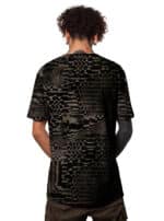 GLITCH GRID DARK-MEN'S T-SHIRT - Image 2