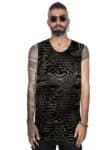GLITCH GRID MEN'S TANK TOP-MULTI COLOR