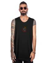 LIZARD KING-MEN'S TANK TOP BLACK - Image 4