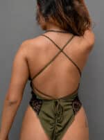 NYX WOMEN'S BODYSUIT GREEN - Image 3