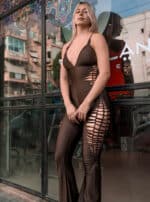 Shakti WOMEN'S Long Overall BROWN - Image 4