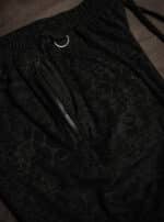 BOXING SHORTS BLACK SHAMANKA - Image 2