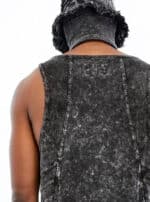 LOGAN MEN'S TANK TOP ACID BLACK - Image 2