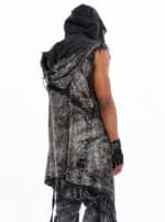 NANGA MEN'S VEST ACID BLACK - Image 4