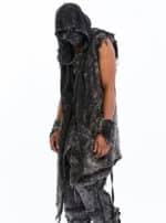 NANGA MEN'S VEST ACID BLACK - Image 5